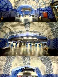 The fusion of art and metro. only in Stockholm