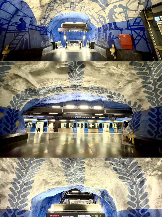 The fusion of art and metro. only in Stockholm