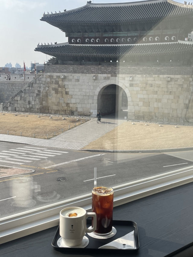 수원 행궁동 장안문 뷰 카페, 헤올커피로스터스
