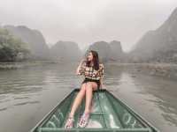 Braving the Boat Ride in Ninh Binh 🛶✨