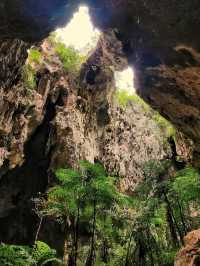Secret Temple Vibes in a Giant Cave