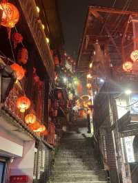 🌙 Jiufen Old Street at Night – A Hidden World After Dark