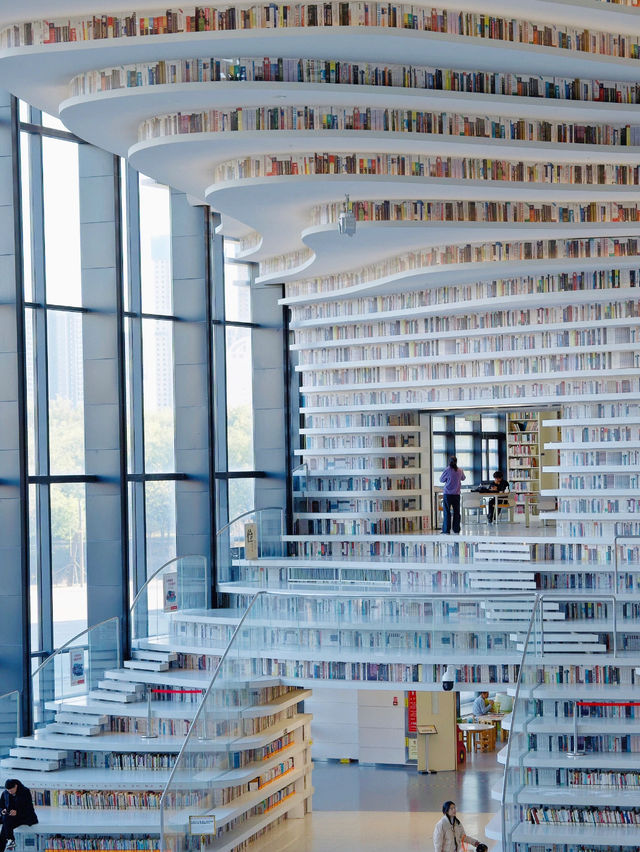 🏙️ Tianjin Binhai Library — A Vision of Knowledge and Architecture