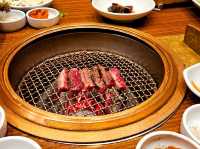 A nice and delicate Korean beef shop at Busan