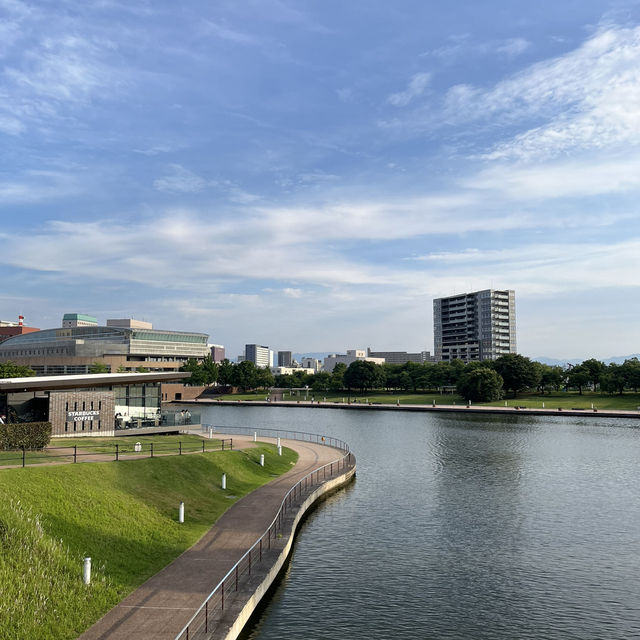 日本富山-富岩運河環水公園⛲️