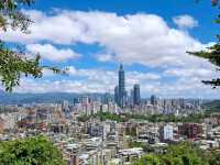 The Bright Fuzhou Shan Park in Da'an District, Taipei City, Taiwan