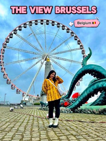 🇧🇪Belgium➖นั่งชิงช้าสวรรค์ยักษ์ใหญ่🎡 ชมวิวสวยในกรุงบรัสเซลส์