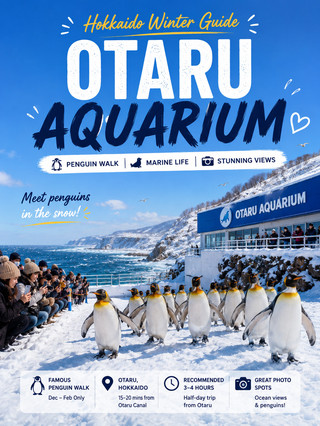 🇯🇵 北海道冬季旅遊指南 | 小樽水族館值得一去嗎?你需要知道的一切 🐧❄️