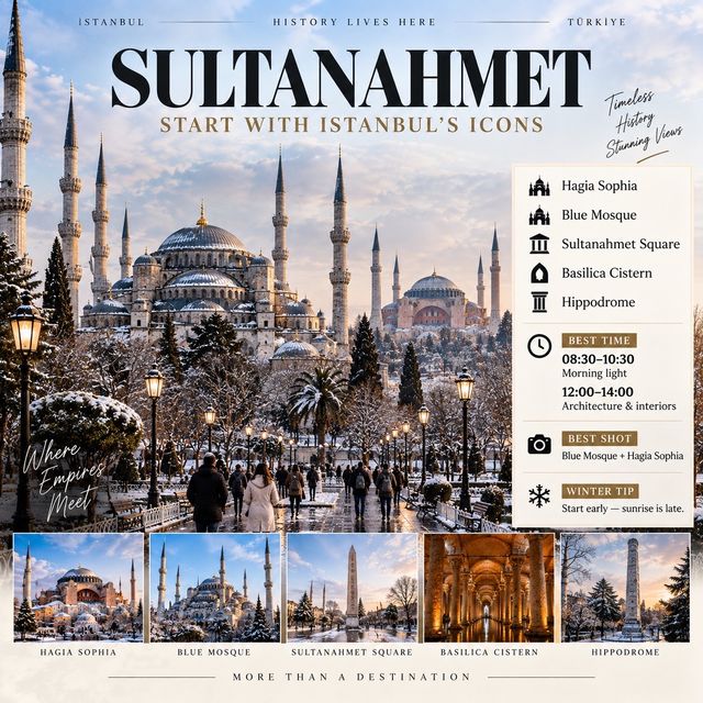🇹🇷 Istanbul in Winter: A One-Day Photo Marathon 📸❄️