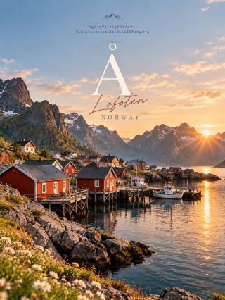 🇳🇴 EP.5 | Å i Lofoten — หมู่บ้านปลายทาง ที่เก็บเรื่องราวของ Lofoten ไว้แทบทั้งหมู่บ้าน

ถ้า Reine คือวิวภูเขา Henningsvær คือท่าเรือ Nusfjord คือหมู่บ้านประมงเก่า และ Undredal คือวิถีชีวิตริมฟยอร์ด…

Å (โอ) คืออีกมุมของ Lofoten ที่น่าสนใจมาก — หมู่บ้านประมงดั้งเดิมที่อยู่สุดถนน E10 และเป็นหนึ่งในหมู่บ้านประมงที่ได้รับการอนุรักษ์ไว้อย่างสมบูรณ์ที่สุดทางตอนเหนือของนอร์เวย์ 🎣🏔️

ชื่อ Å ยังเป็นตัวอักษรตัวสุดท้ายของภาษานอร์เวย์ด้วย

🏘️ จุดเด่นของ Å

เสน่ห์ของที่นี่ไม่ได้อยู่ที่แลนด์มาร์กเพียงแห่งเดียว แต่คือ ตัวหมู่บ้านทั้งหมู่บ้าน

บ้านชาวประมงสีแดง อาคารไม้ริมทะเล โรงเก็บเรือ โรงงานผลิตน้ำมันตับปลา ร้านค้าเก่า ที่ทำการไปรษณีย์ โรงตีเหล็ก และบ้านพักชาวประมง ล้วนสะท้อนชีวิตของชุมชนประมง Lofoten ในอดีต

หลายอาคารกลายเป็นส่วนหนึ่งของ Norwegian Fishing Village Museum ซึ่งเป็นพิพิธภัณฑ์กลางแจ้งที่เล่าเรื่องชีวิตในหมู่บ้านประมงตั้งแต่ประมาณช่วง ค.ศ. 1840–1960 🇳🇴 (Museum Nord)

🎣 Norwegian Fishing Village Museum

ที่นี่เหมาะมากสำหรับคนที่อยากเข้าใจว่า Lofoten เติบโตขึ้นมาจากอะไร

ภายในมีทั้ง

· Fisherman’s cabin
· Boathouse
· Fish-oil factory
· Blacksmith
· Post office
· Old grocery store
· Bakery เก่าแก่

โดยร้านขายของชำดั้งเดิมสร้างขึ้นตั้งแต่ 1843 และปัจจุบันใช้เป็นจุดต้อนรับของพิพิธภัณฑ์ด้วย (Museum Nord)

🥐 Bakery ที่ไม่ควรพลาด

หนึ่งในมุมเล็ก ๆ ที่น่ารักที่สุดคือ เบเกอรี่เก่าในหมู่บ้าน

ขนมปังและ cinnamon roll ถูกอบด้วยเตาหินเก่าที่สร้างขึ้นตั้งแต่ 1878 🥐

ช่วง 1 June–30 September 2026 เบเกอรี่เปิดทุกวัน 09:00–15:00 เหมาะมากกับการซื้อขนมแล้วเดินชมหมู่บ้านต่อแบบช้า ๆ (Museum Nord)

💰 ค่าเข้าชมพิพิธภัณฑ์

ข้อมูลปี 2026:

1 June–30 September

· ผู้ใหญ่ 155 NOK
· Senior 145 NOK
· Student / เด็ก 6–17 ปี 115 NOK
· เด็ก 0–5 ปี ฟรี

1 October–6 December

· ผู้ใหญ่ 125 NOK
· Senior 115 NOK
· Student / เด็ก 6–17 ปี 95 NOK
· เด็ก 0–5 ปี ฟรี (Museum Nord)

🕐 เวลาเปิด 2026

1 June–30 September: 10:00–18:00
1 October–6 December: 11:00–15:00

ช่วง 1 June–30 September ยังมี guided tour โดยไม่ต้องจองล่วงหน้าในเวลา 10:00–17:00 (Museum Nord)

🚗 การเดินทาง

Å ตั้งอยู่สุดปลายทางของ E10 ซึ่งเป็นถนนสายหลักที่วิ่งผ่าน Lofoten

ถ้าขับรถเที่ยวเอง ที่นี่จึงเหมาะมากสำหรับการวางเป็น จุดหมายปลายทางทางใต้ของ Lofoten

ส่วนคนที่ไม่ขับรถ สามารถเดินทางจาก Bodø ด้วยเรือเฟอร์รี่ไป Moskenes แล้วต่อรถบัสเข้า Å ได้ (Visit Lofoten)

🌊 บรรยากาศที่ควรเก็บไว้

อย่ารีบเดินผ่านหมู่บ้านเพื่อถ่ายรูปแล้วกลับ

ลองเดินตามทางเล็ก ๆ ระหว่างบ้านไม้ ลงไปบริเวณท่าเรือ ดูเรือประมง อาคารไม้เก่า และภูเขาที่ล้อมหมู่บ้านอยู่ด้านหลัง

ช่วงปลายฤดูใบไม้ผลิถึงฤดูร้อนมีแสงกลางวันยาวมาก ส่วน September–mid April เป็นช่วงที่มีโอกาสชม Northern Lights ใน Lofoten หากสภาพอากาศเอื้ออำนวย (เยือนนอร์เวย์)

🍽️ ของที่ควรลอง

🐟 Stockfish — ปลาแห้งที่เป็นหัวใจสำคัญของวัฒนธรรม Lofoten
🥐 Cinnamon roll จาก bakery เก่า
☕ กาแฟและขนมจาก Museum Café
🐟 อาหารทะเลท้องถิ่น

Å อาจไม่ได้หวือหวาที่สุดในภาพแรกที่เห็น แต่เมื่อเดินเข้าไปในหมู่บ้าน จะรู้สึกเหมือนได้เปิดหนังสือประวัติศาสตร์ของ Lofoten แล้วเดินเข้าไปอยู่ข้างในจริง ๆ 🇳🇴🤍

#ÅiLofoten #Lofoten #NorwayTravel #หมู่บ้านน่าเที่ยว
如果 Reine 係代表山景,Henningsvær 係代表碼頭,Nusfjord 係代表古老漁村,而 Undredal 係代表峽灣生活方式……

Å (讀音:Oh) 就係 Lofoten 另一個極之吸引嘅地方 —— 呢個傳統漁村位於 E10 公路嘅盡頭,亦係挪威北部保存得最完整嘅漁村之一。🎣🏔️

Å 呢個名仲係挪威文字母表中嘅最後一個字母。

🏘️ Å 嘅特色

呢度嘅魅力唔係單靠某一個地標,而係成個村落嘅氛圍。

紅色嘅漁民小屋、岸邊嘅木造建築、船塢、魚肝油廠、舊舖頭、郵局、打鐵舖同漁民宿舍,全部都反映咗 Lofoten 以前漁業社區嘅生活面貌。

好多建築物而家都成為咗挪威漁村博物館 (Norwegian Fishing Village Museum) 嘅一部分。呢個係一座戶外博物館,記錄咗大約 1840 年至 1960 年期間漁村嘅生活點滴。🇳🇴 (Museum Nord)

🎣 挪威漁村博物館 (Norwegian Fishing Village Museum)

想了解 Lofoten 係點樣發展過嚟嘅話,呢度絕對值得一去。

入面包括咗:

· 漁民小屋 (Fisherman’s cabin)
· 船塢 (Boathouse)
· 魚肝油廠 (Fish-oil factory)
· 打鐵舖 (Blacksmith)
· 郵局 (Post office)
· 舊雜貨店 (Old grocery store)
· 百年麵包店 (Bakery)

其中間舊雜貨店早喺 1843 年就起好,而家仲做埋博物館嘅接待處。(Museum Nord)

🥐 唔可以錯過嘅麵包店

村入面最可愛嘅角落之一,就係呢間舊麵包店。

呢度嘅麵包同肉桂卷 (Cinnamon roll) 仲係用緊 1878 年起好嘅古老石爐烘焙而成。🥐

2026 年 6 月 1 日至 9 月 30 日期間,麵包店每日 09:00–15:00 營業。買件麵包,然後慢慢喺村入面散步,真係好 chill。(Museum Nord)

💰 博物館入場費

2026 年參考資料:

6 月 1 日至 9 月 30 日

· 成人:155 NOK
· 長者:145 NOK
· 學生 / 兒童 (6–17 歲):115 NOK
· 兒童 (0–5 歲):免費

10 月 1 日至 12 月 6 日

· 成人:125 NOK
· 長者:115 NOK
· 學生 / 兒童 (6–17 歲):95 NOK
· 兒童 (0–5 歲):免費 (Museum Nord)

🕐 2026 年開放時間

6 月 1 日至 9 月 30 日:10:00–18:00
10 月 1 日至 12 月 6 日:11:00–15:00

6 月 1 日至 9 月 30 日期間,10:00–17:00 仲提供導賞服務,無需預約。(Museum Nord)

🚗 交通方式

Å 位於穿過 Lofoten 嘅主要公路 E10 嘅最尾端。

如果你係自駕遊,呢度非常適合定為 Lofoten 南面嘅終點站。

至於唔揸車嘅朋友,可以由 Bodø 搭渡輪去 Moskenes,再轉巴士入 Å。(Visit Lofoten)

🌊 值得留低感受嘅氛圍

唔好只係匆匆行過影張相就走。

試下喺木屋之間嘅小路穿插,行落碼頭睇下漁船、舊木屋,仲有背後環繞住村落嘅群山。

春末到夏天嘅日照時間非常長;而 9 月至 4 月中,如果天氣配合,仲有機會喺 Lofoten 睇到極光。(Visit Norway)

🍽️ 必試推介

🐟 Stockfish — 乾鱈魚,係 Lofoten 文化嘅靈魂
🥐 老字號麵包店嘅肉桂卷
☕ 博物館咖啡廳嘅咖啡同甜品
🐟 本地海鮮

Å 第一眼望落未必最搶眼,但當你行入去,就會好似行入咗 Lofoten 嘅歷史書入面一樣。🇳🇴🤍