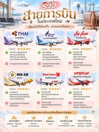 ✈️ Ulasan maskapai penerbangan di Thailand: Mana yang tepat untuk perjalanan Anda?