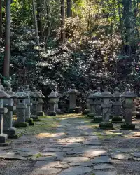 a memorial with beautiful mausoleums