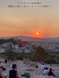 【世界遺産/ギリシャ】夕日に染まるアクロポリスを観に行こう！！