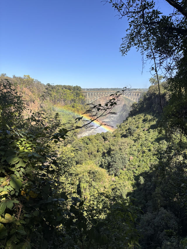 Victoria falls Rainbow Livingstone Zambia
