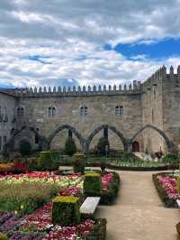 🌸 A Garden Framed by Ruins – Santa Barbara, Braga, Portugal