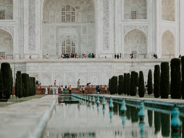 🍁 Taj Mahal – Autumn Softness & Marble Glow 🍁 Taj Mahal – Autumn Softness & Marble Glow