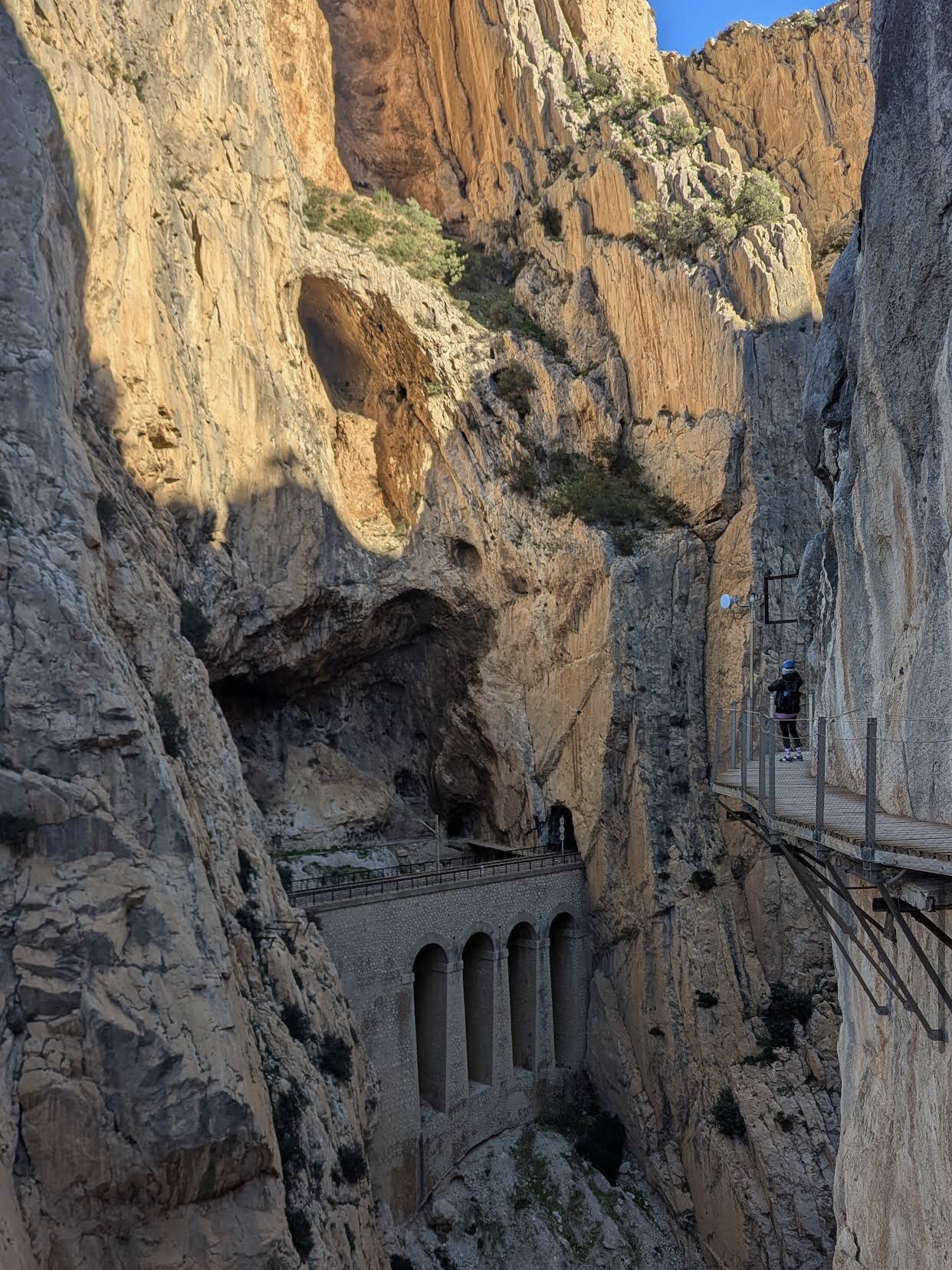 Caminito del Rey . North Access Caminito del Rey - Acceso No