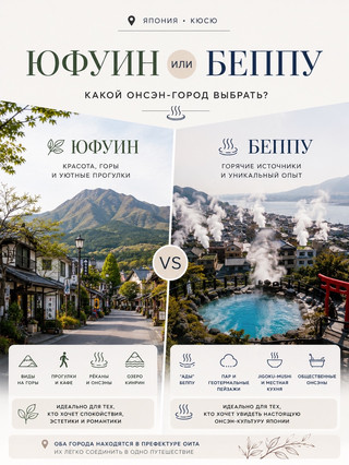 🇯🇵 Yufuin or Beppu: Which Onsen Town Should You Choose in Kyushu?