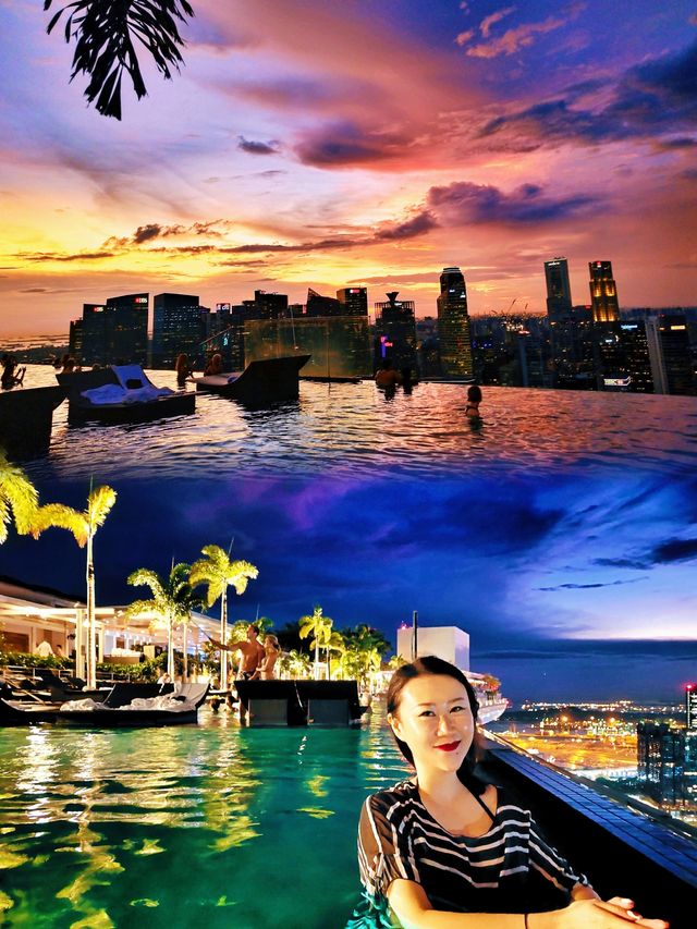 The world's most beautiful infinity pool in the sky.