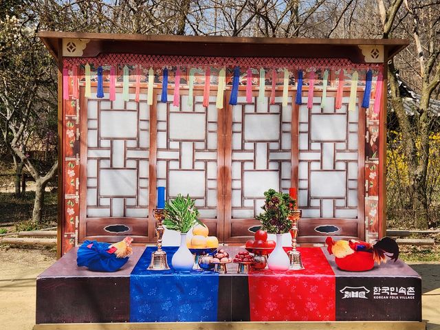 Korean Folk Village in Longin, South Korea.