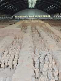 Standing next to the Terracotta Army