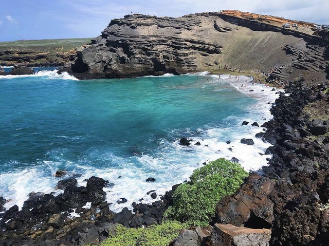 大島夏威夷綠沙灘是夏威夷大島上最著名的景點之一