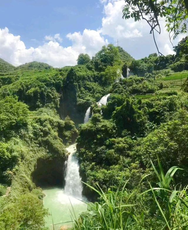 藏在雲南深山的瀑布奇觀