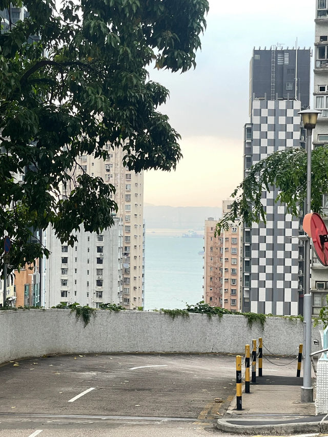 傍晚的堅尼地城好浪漫