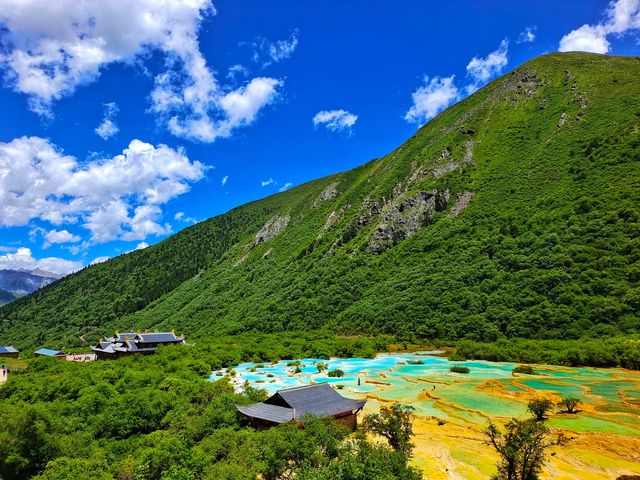 四川黃龍風景區美景