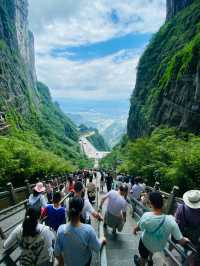 Majestic Views from Tianmen Mountain, a Nature's Masterpiece 