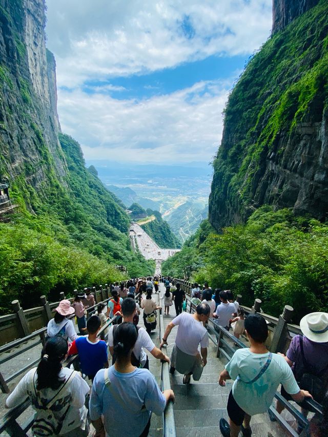 Majestic Views from Tianmen Mountain, a Nature's Masterpiece 