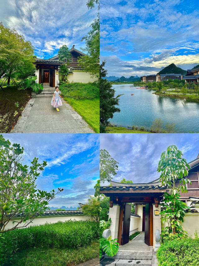 到桂林旅遊要住進這家山水畫的酒店裡
