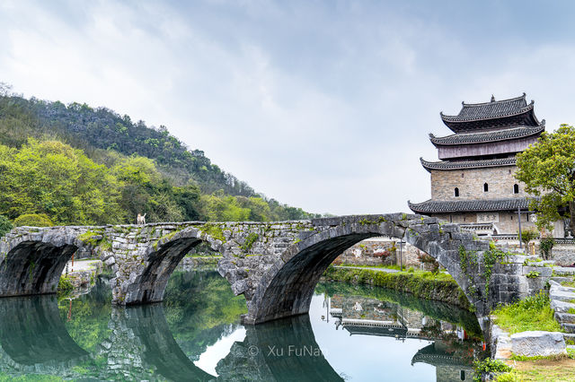The millennium-old ancient village of Shanggan Tang Village in Jiangyong, Hunan, with a single surname for the entire village 🏘️