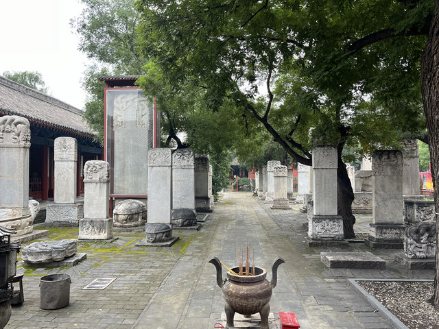 國保打卡:北京東嶽廟(國四)。 國保打卡:北京東嶽廟(國四)。