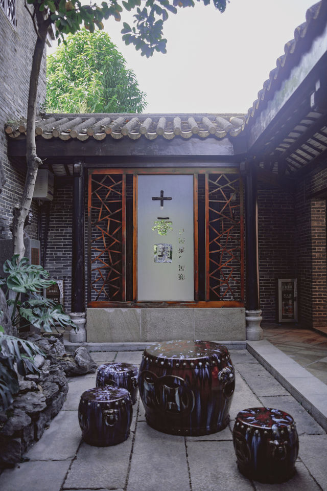 廣州鬧市裡免費小眾嶺南園林，藝術氛圍濃厚。