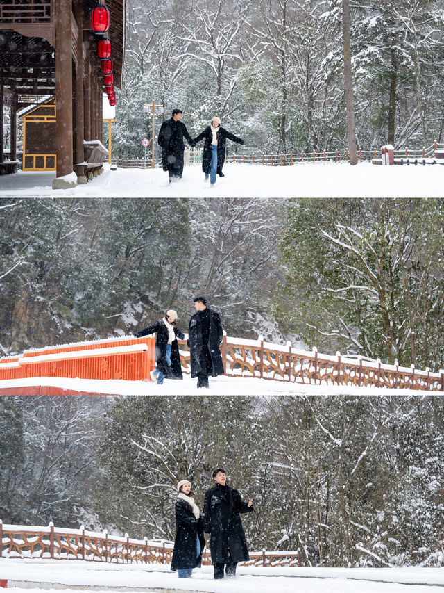 誰懂雪後的光霧山韓劇氛圍感直接拉滿～