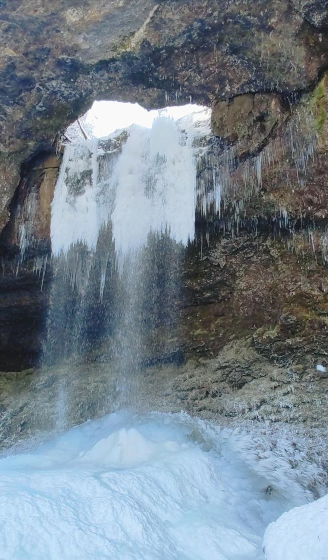 龍蒼溝雪景