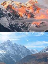 珠穆朗瑪峰,雪白的頂峰!