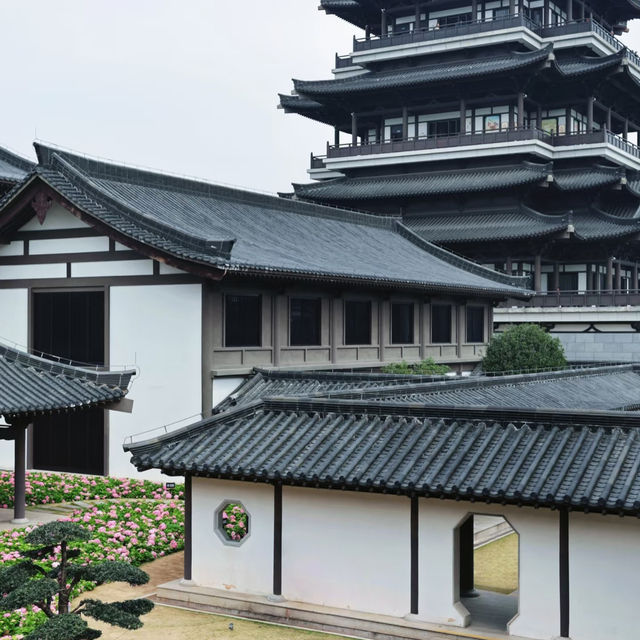 比起雲台花園🌸更愛廣州古風庭院繡球花海
