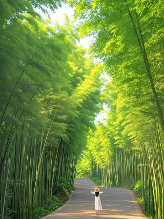 My favorite bamboo forest appeared this year!