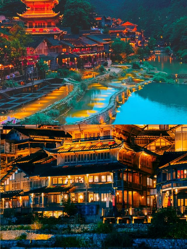 住進烏江寨的時光裡：聽槳聲，品煙火。