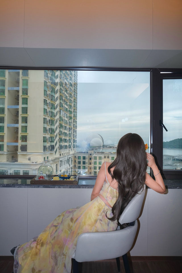 珠海海景躺住睇日月貝