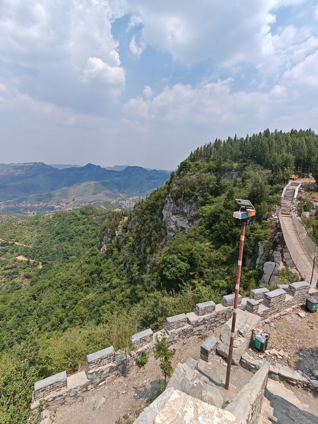 從濰坊青州陽明山攀爬青州寶泉寨的2條路線
