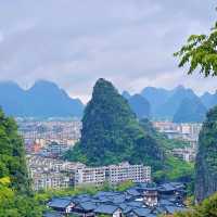 桂林爬山推薦‼️疊彩山20分鐘登頂攻略🌄俯瞰漓江的絕美視角