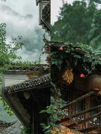 一場夏雨，看六月篁嶺美成水墨徽州