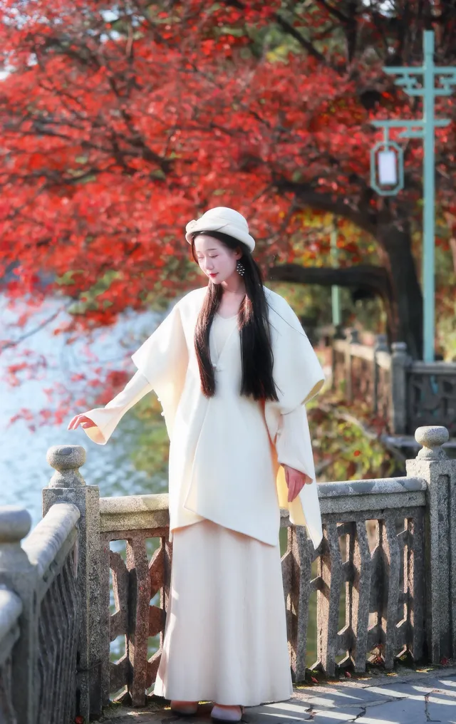 如琴湖的秋，是楓葉寫給山水的情書。