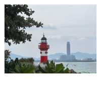 沉醉在蜈支洲島的藍色浪漫裡