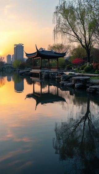A Corner of the World Amidst Mountains and Waters