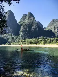 13公里漓江徒步用腳步畫了一幅山水畫卷