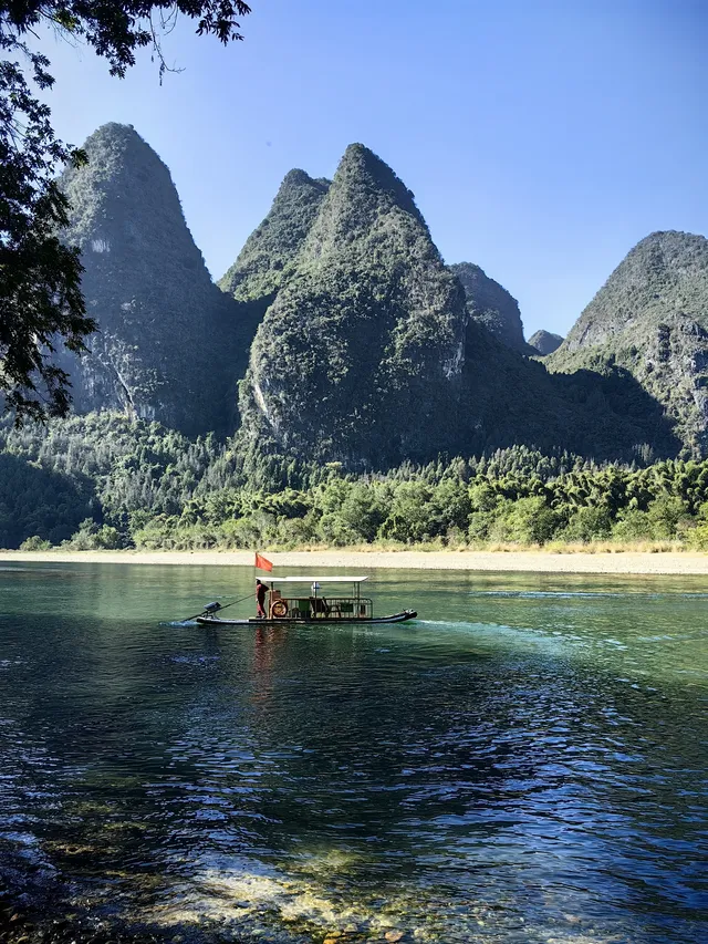 13公里漓江徒步用腳步畫了一幅山水畫卷